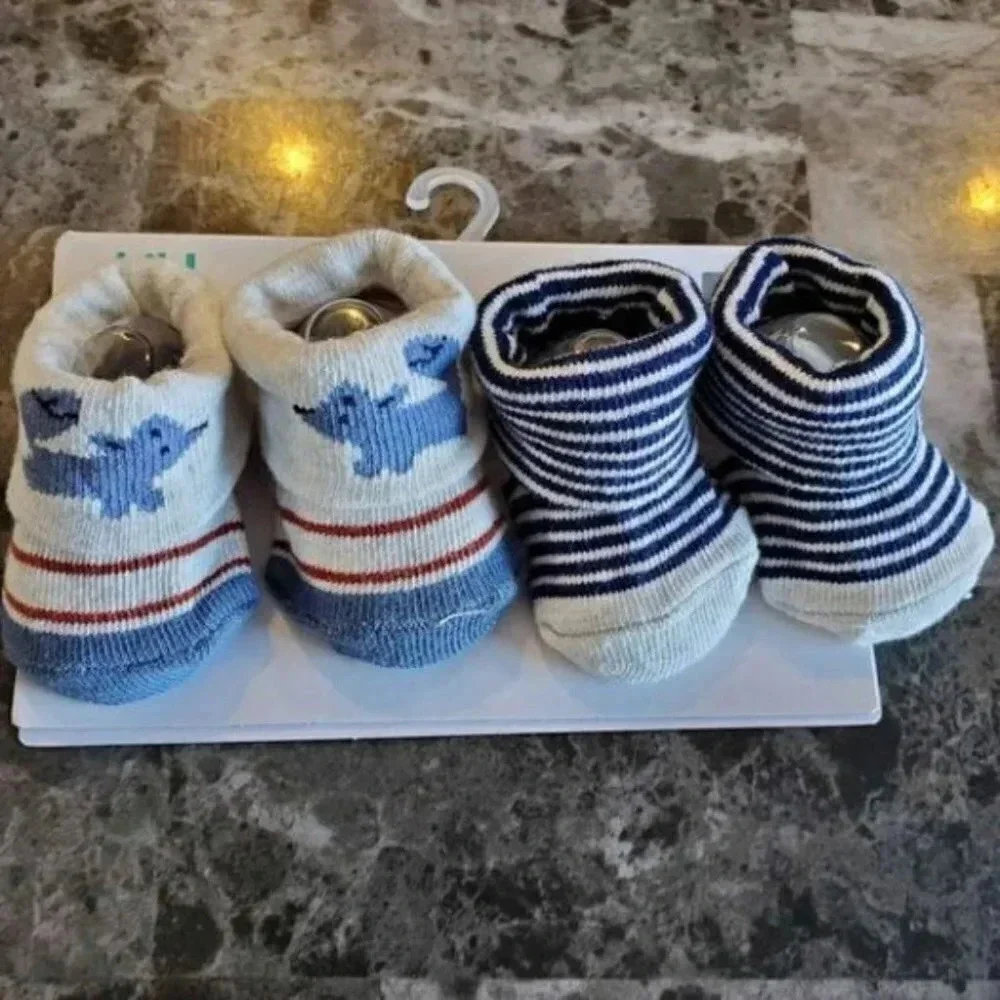 INFANT 4 pack Blur Fox Baby Socks